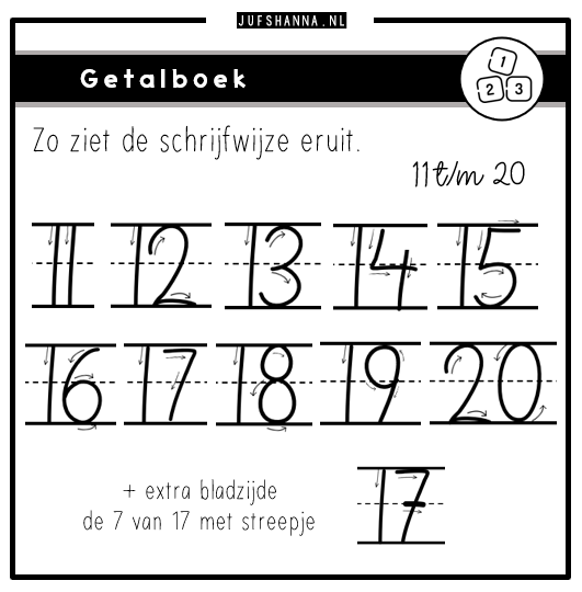 getallen-getalboek-11-t-m-20-voor-de-leerkracht