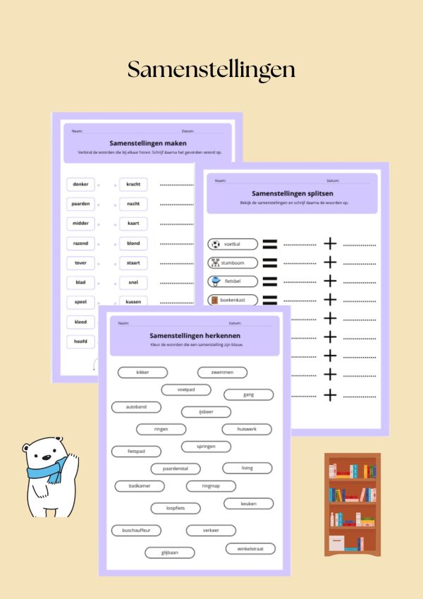 Samenstelling Examples Samenstellingen - Voor de Leerkracht
