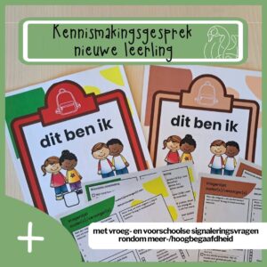 kennismakingsgesprek nieuwe leerling