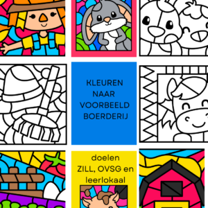 Kleuren naar voorbeeld boerderij