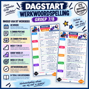 40 weken dagstart werkwoordspelling groep 7/8